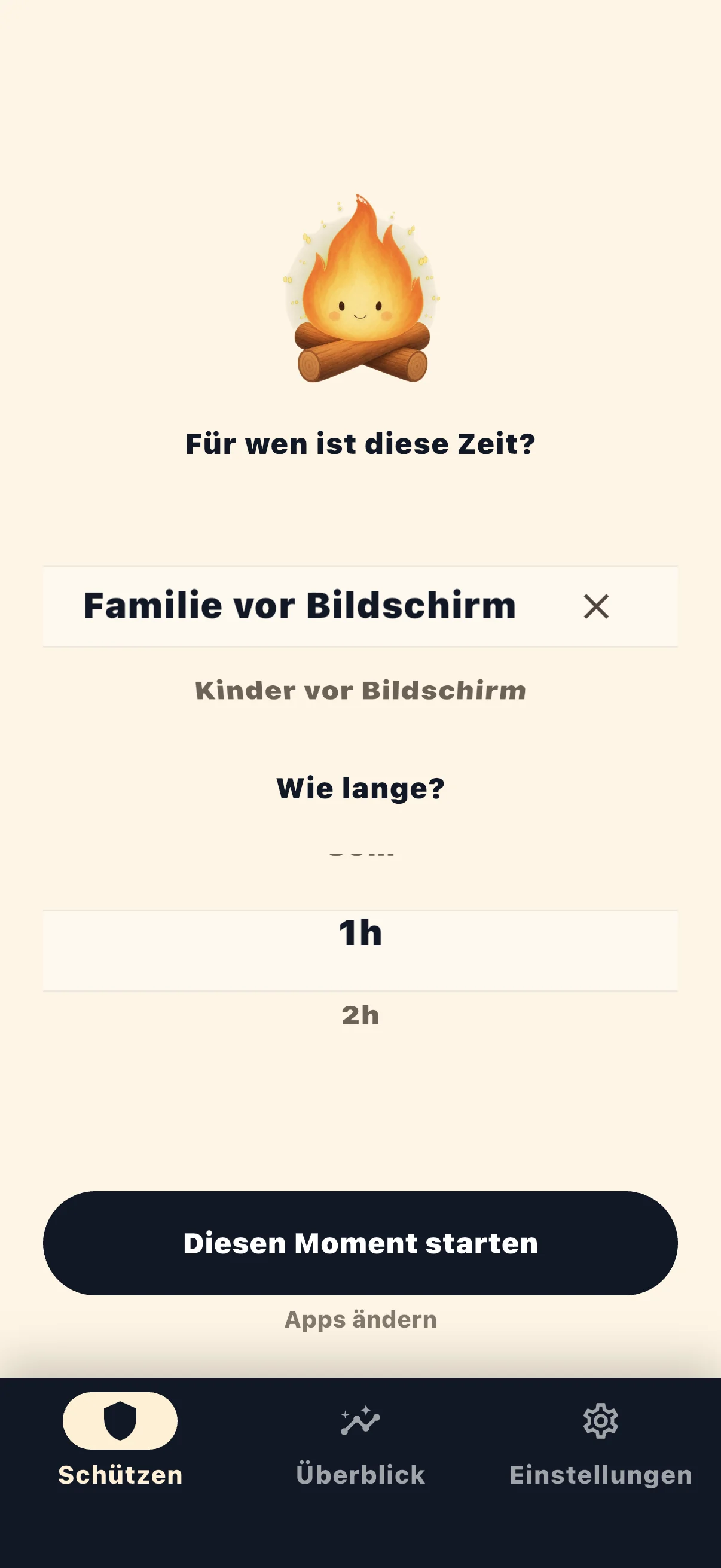 Life Over Screen Sitzung starten