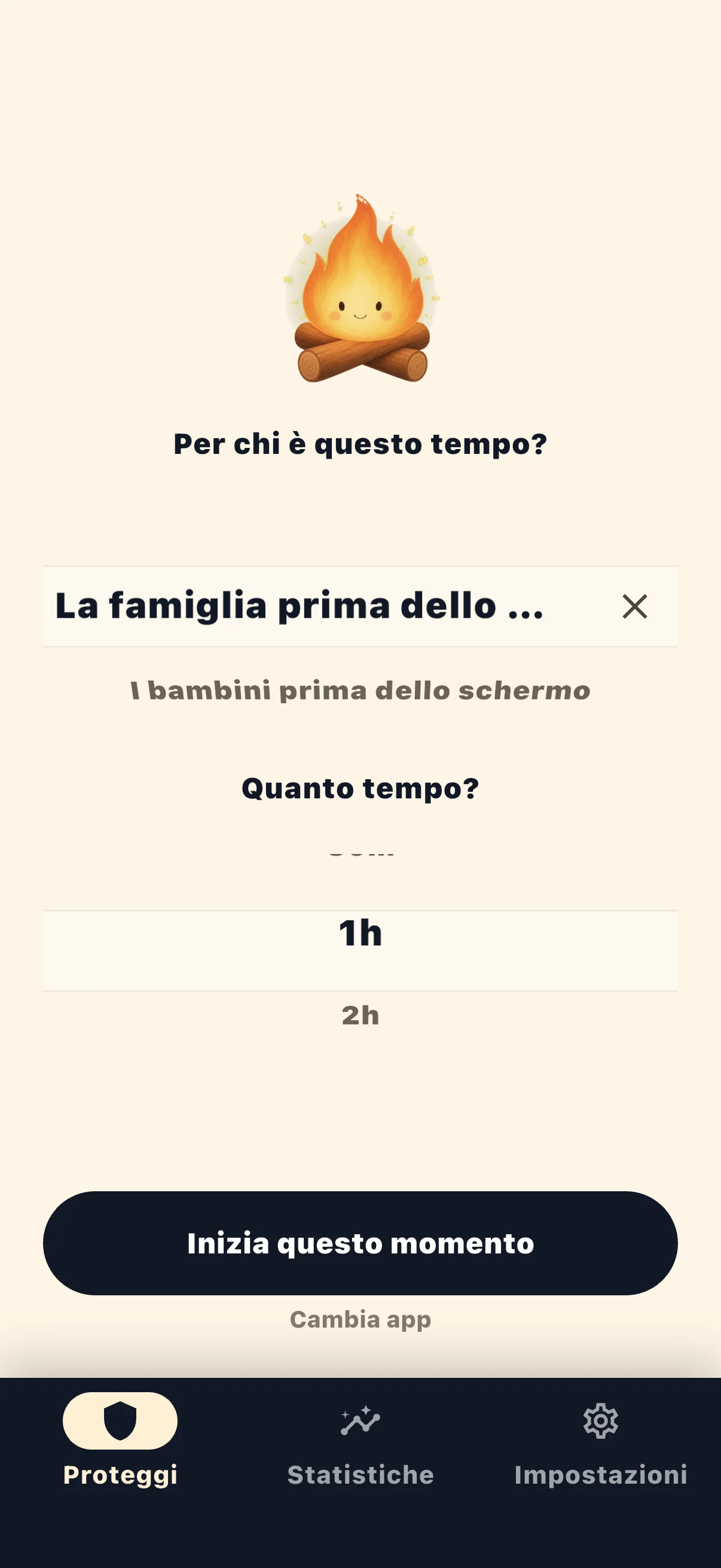 Avvia sessione Life Over Screen